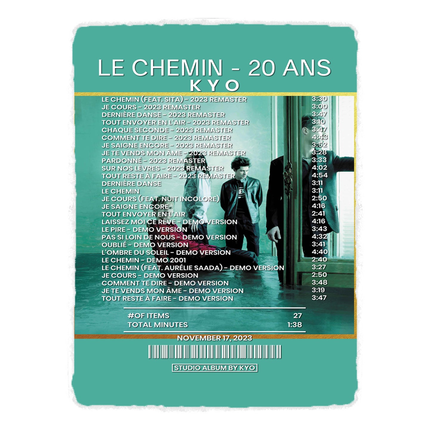 Le Chemin - 20 Ans By Kyo [Rug]