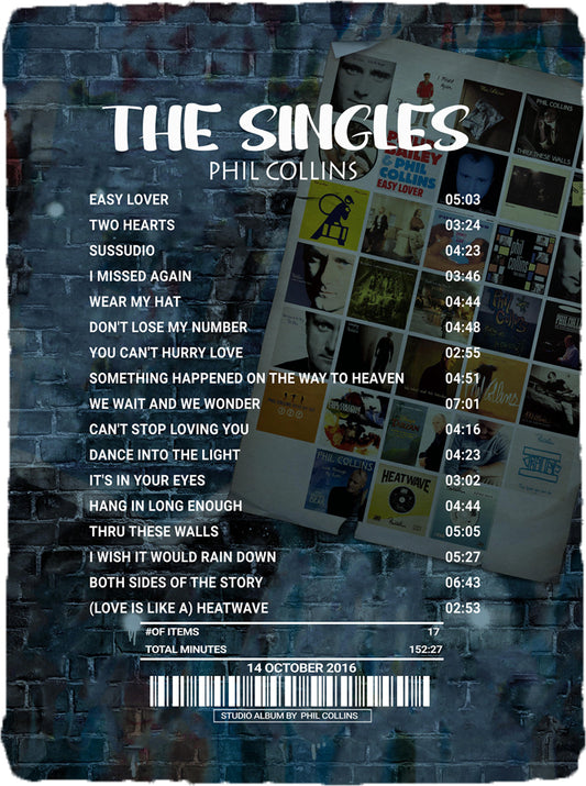 The Singles By Phil Collins [Rug]