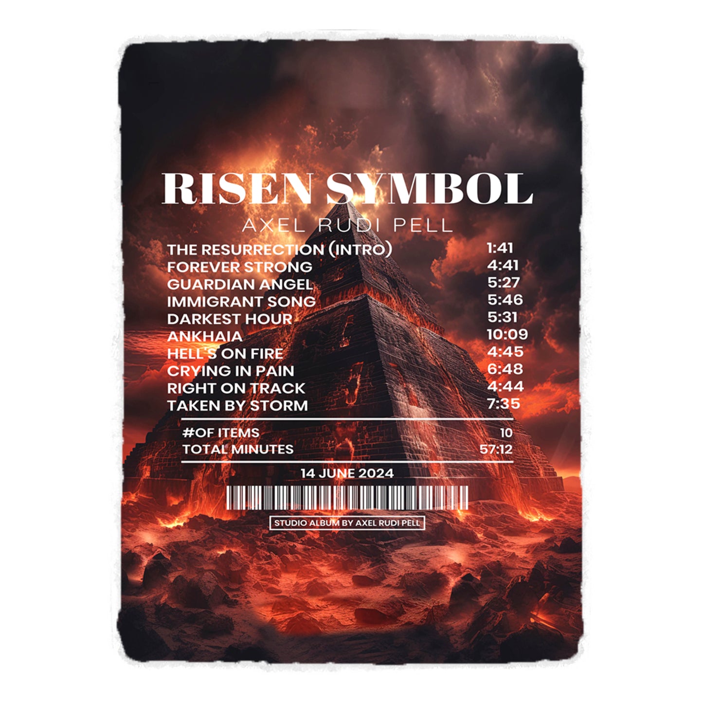 Risen Symbol By Axel Rudi Pell [Canvas]