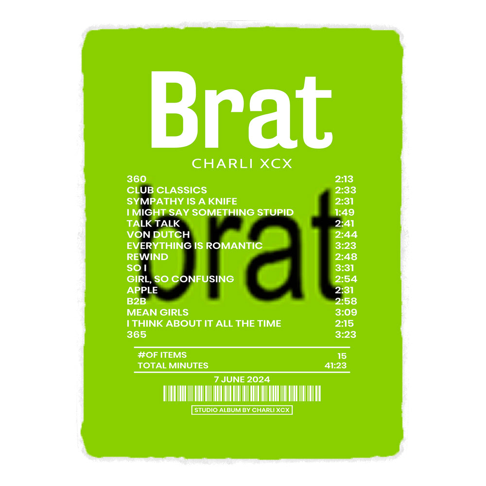 Brat Charli par XCX [Tapis]