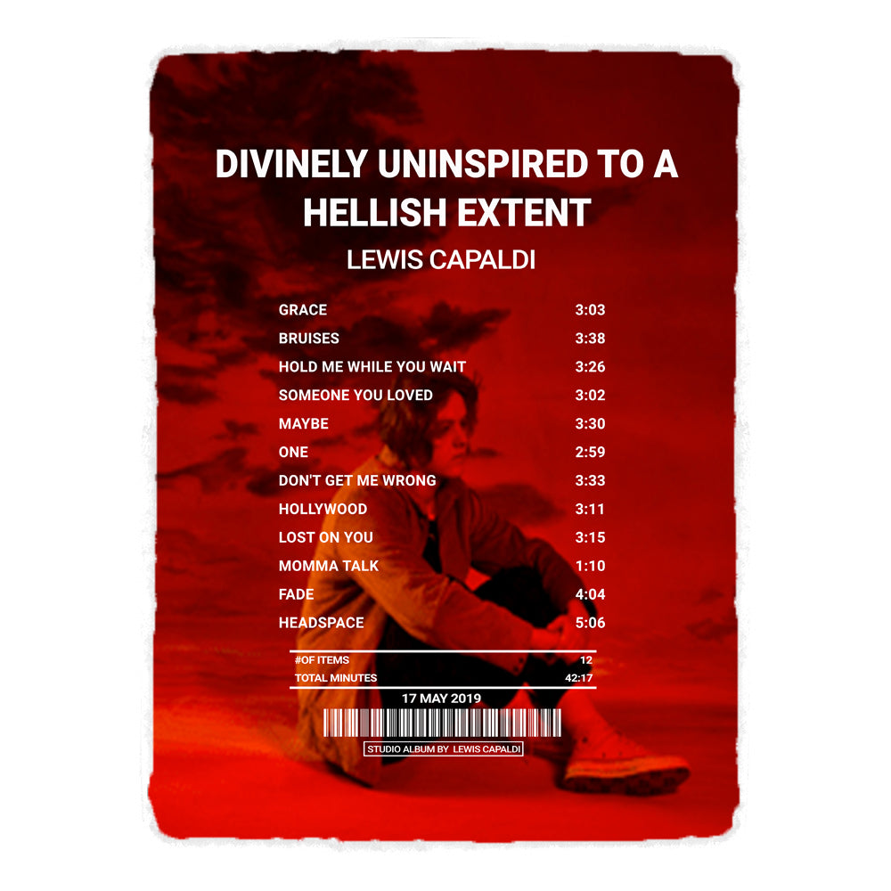 Divinely Uninspired To A Hellish Extent By Lewis Capaldi [Rug ...