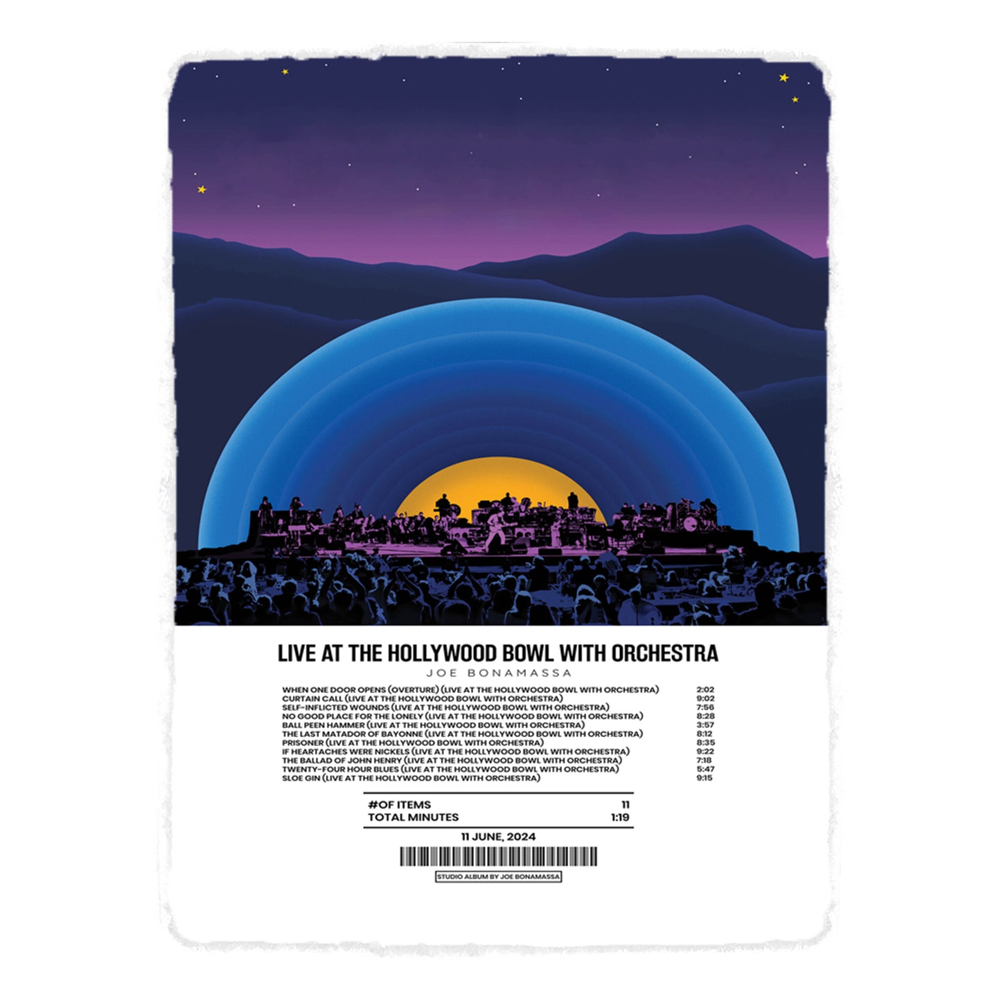 Live At The Hollywood Bowl With Orchestra By Joe Bonamassa [Blanket]