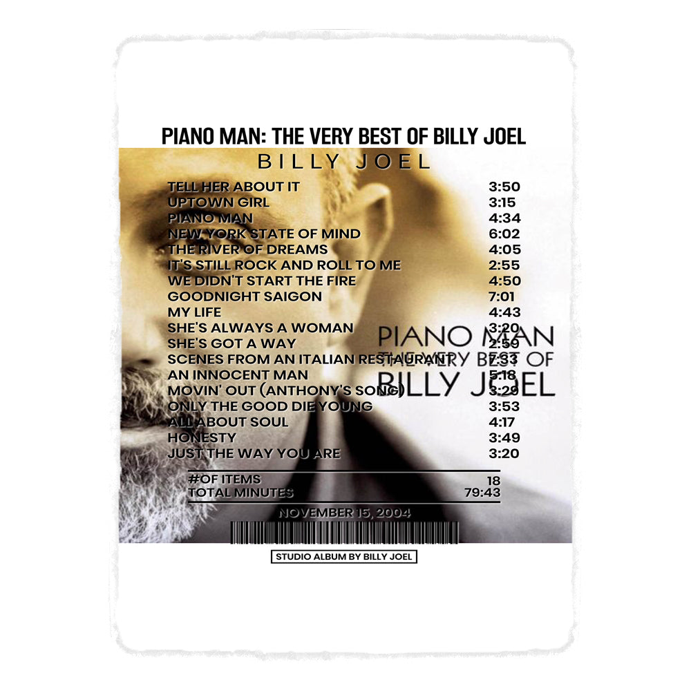 Piano Man - The Very Best Of By Billy Joel [Canvas]