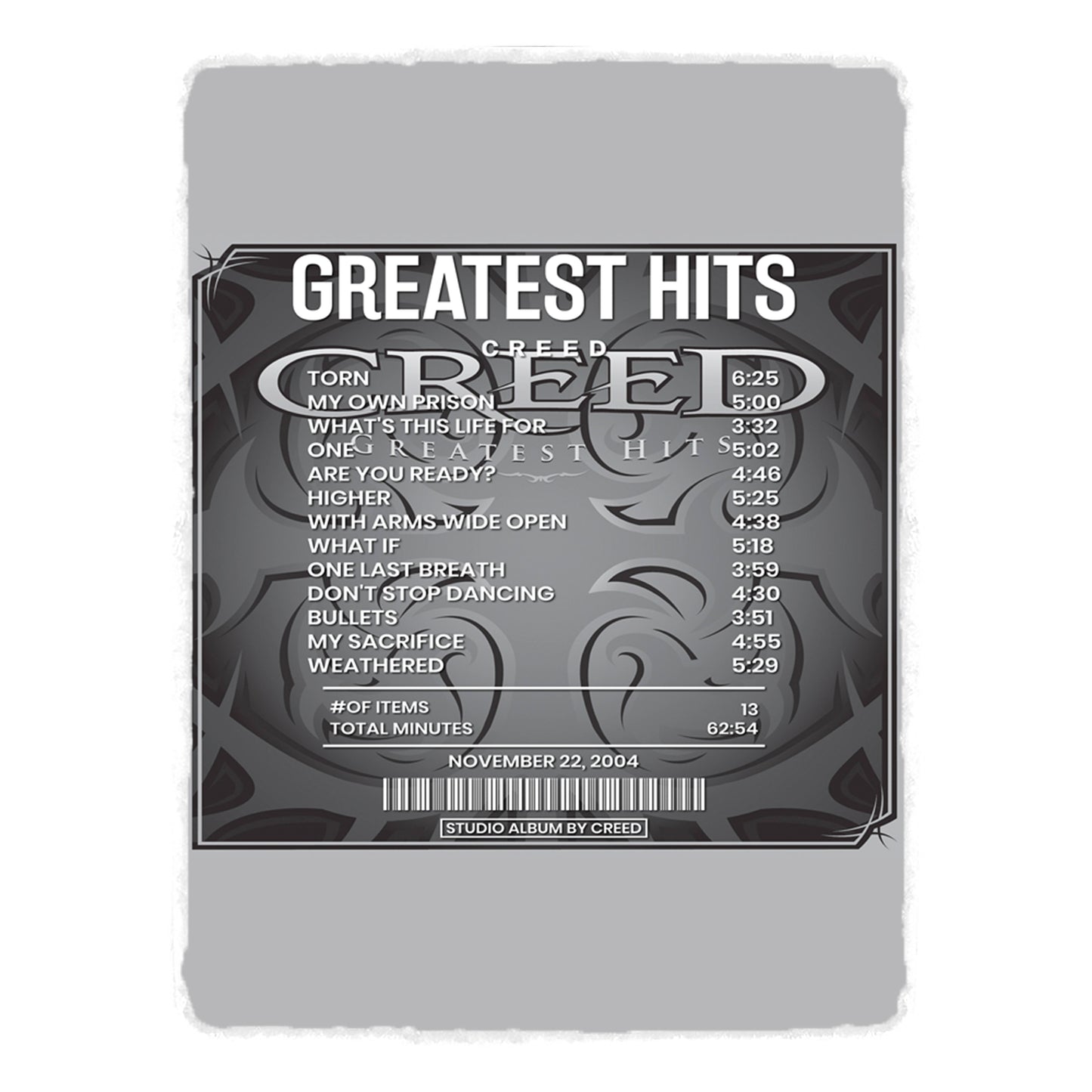 Greatest Hits By Creed [Canvas]