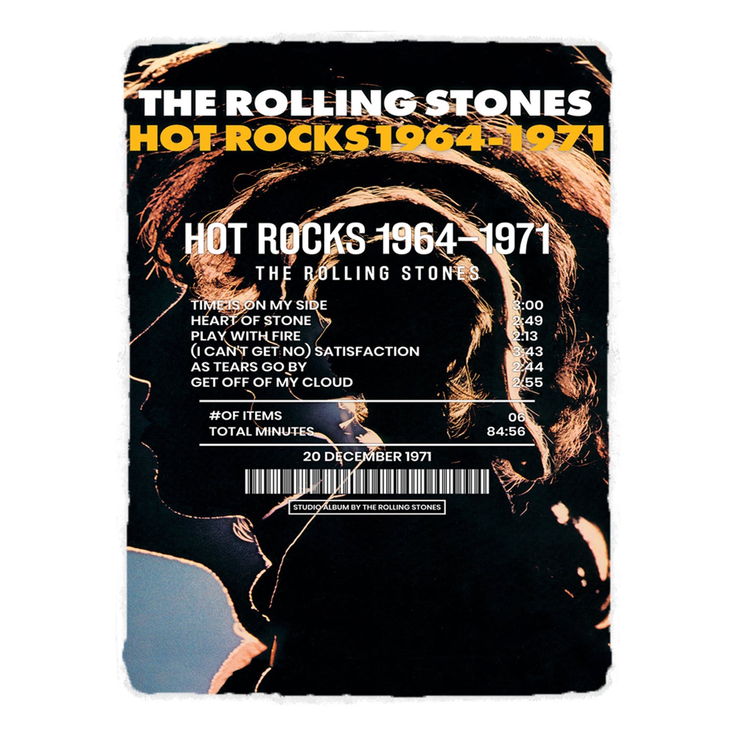 Hot Rocks 1964-1971 By The Rolling Stones [Blanket]