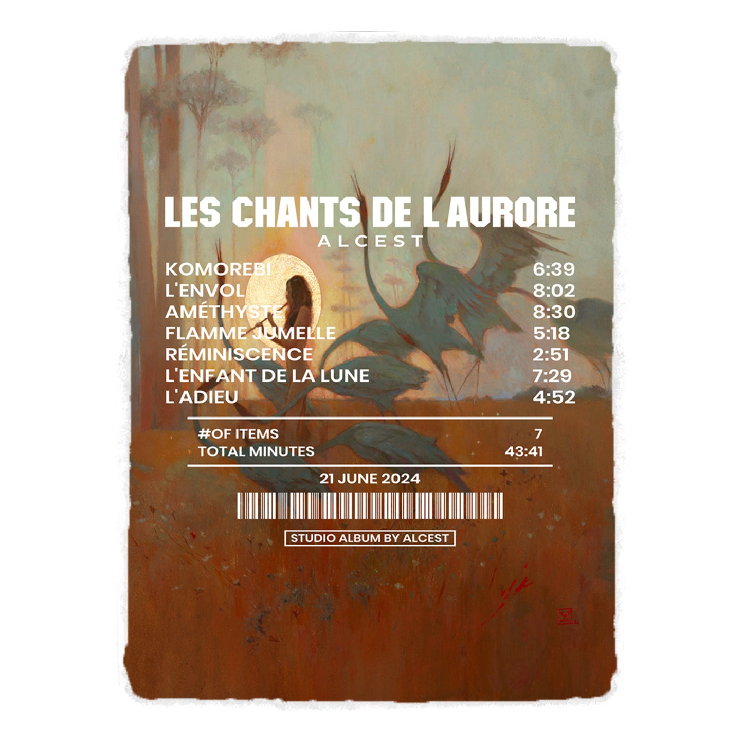 Les Chants De L'Aurore Par Alceste [Couverture]