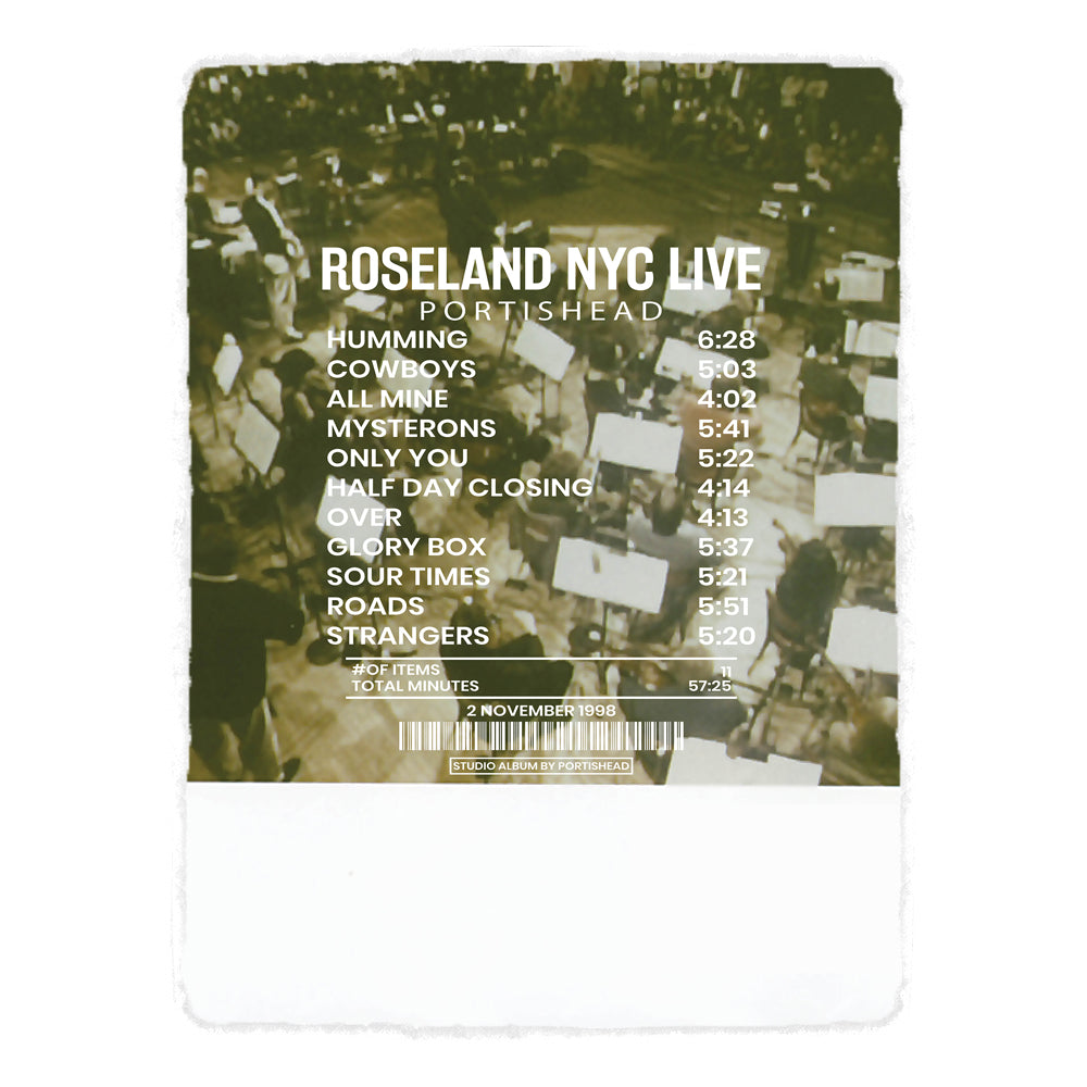 Roseland Nyc Live By Portishead [Canvas]