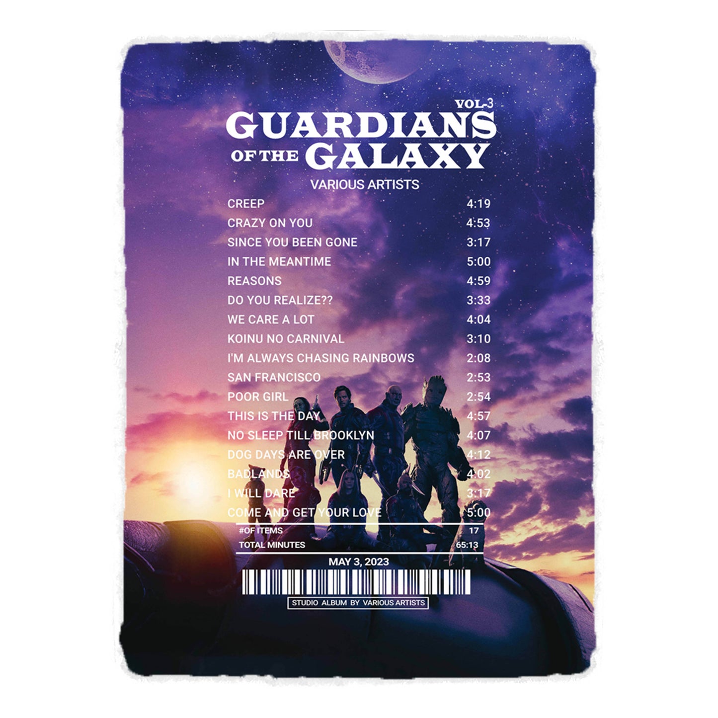 Guardians Of The Galaxy Volume 3: Awesome Mix Volume 3 By Various Artists [Blanket]