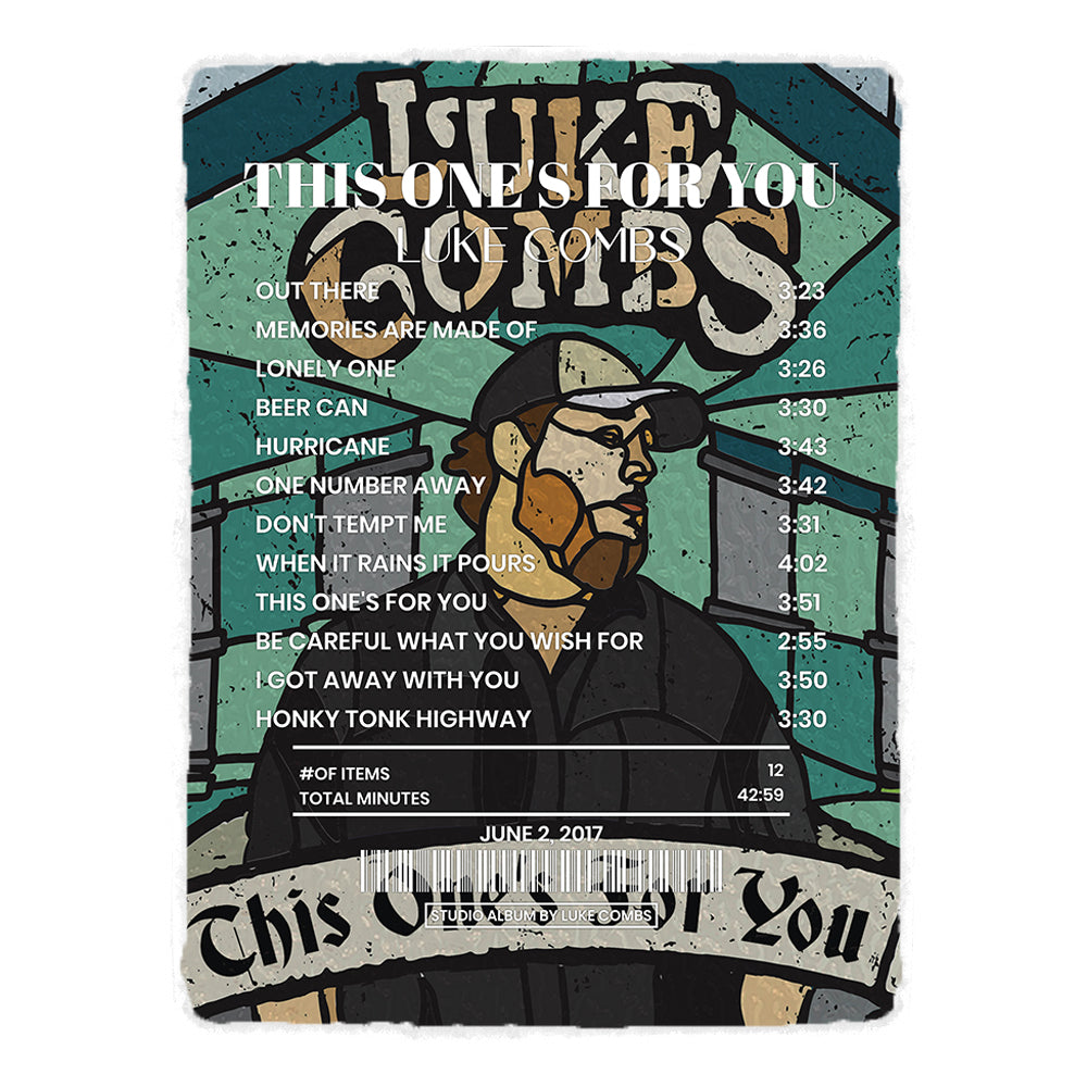 This One's For You By Luke Combs [Canvas]