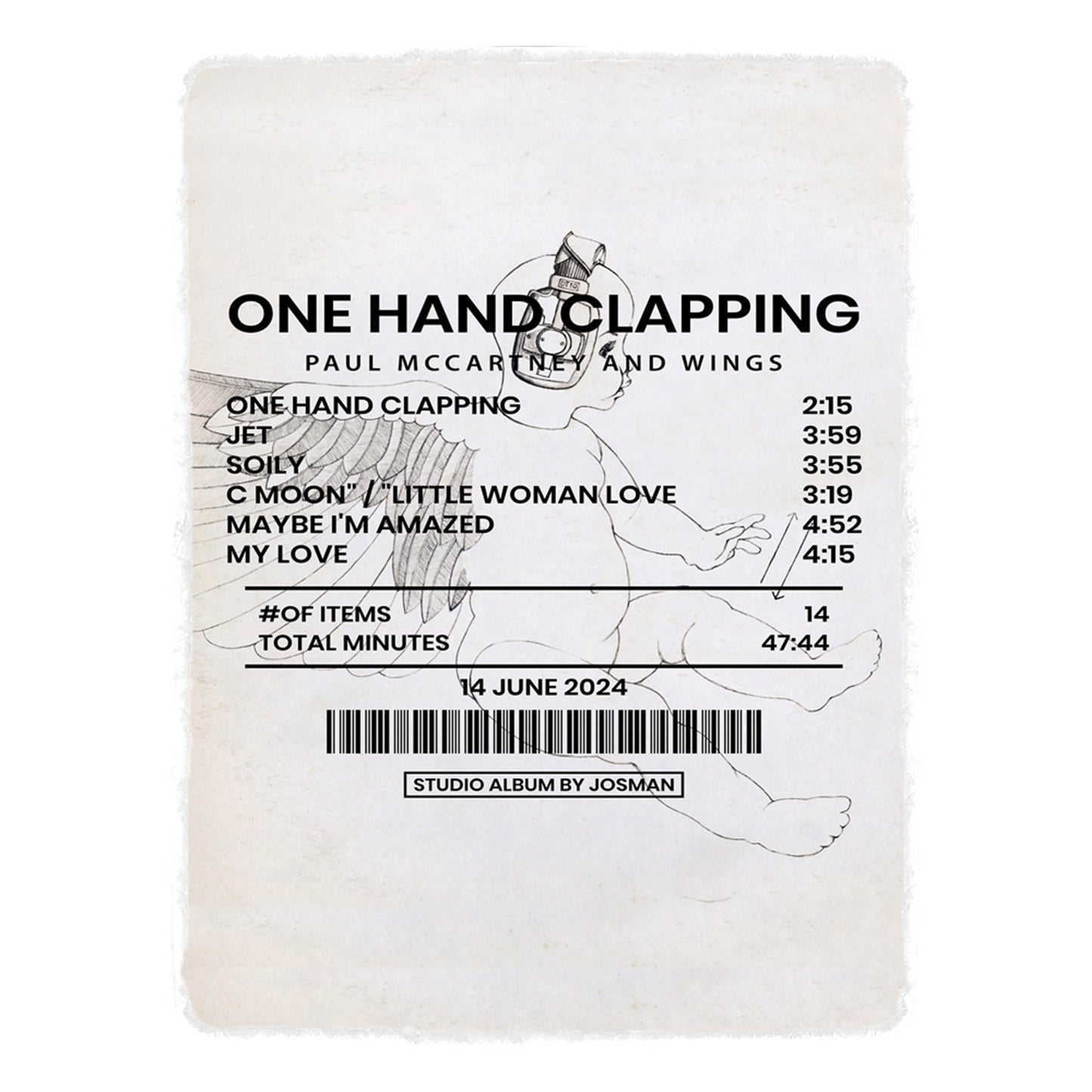 One Hand Clapping by Paul McCartney and Wings [Canvas]