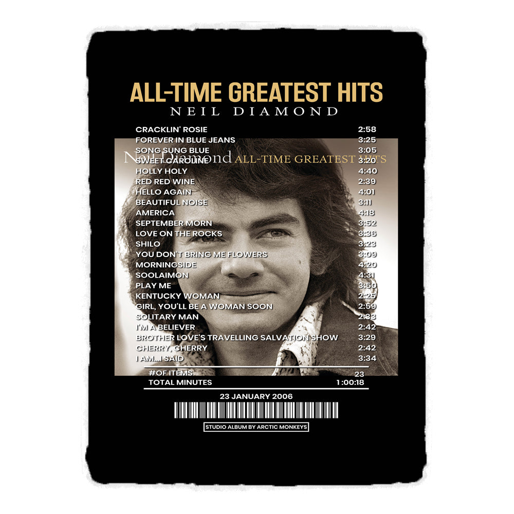 All-Time Greatest Hits By Neil Diamond [Blanket]