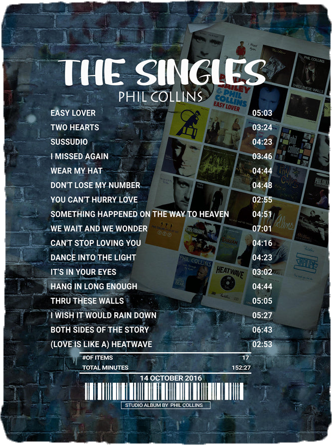 The Singles By Phil Collins [Blanket]