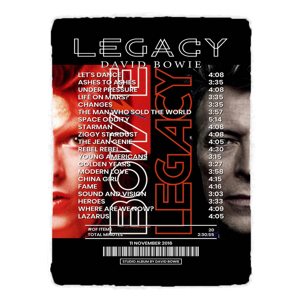 Legacy By David Bowie [Canvas]