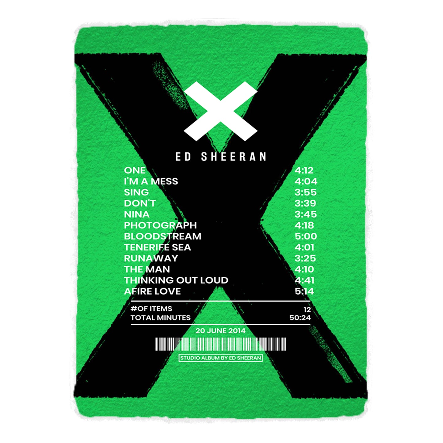 X By Ed Sheeran [Canvas]