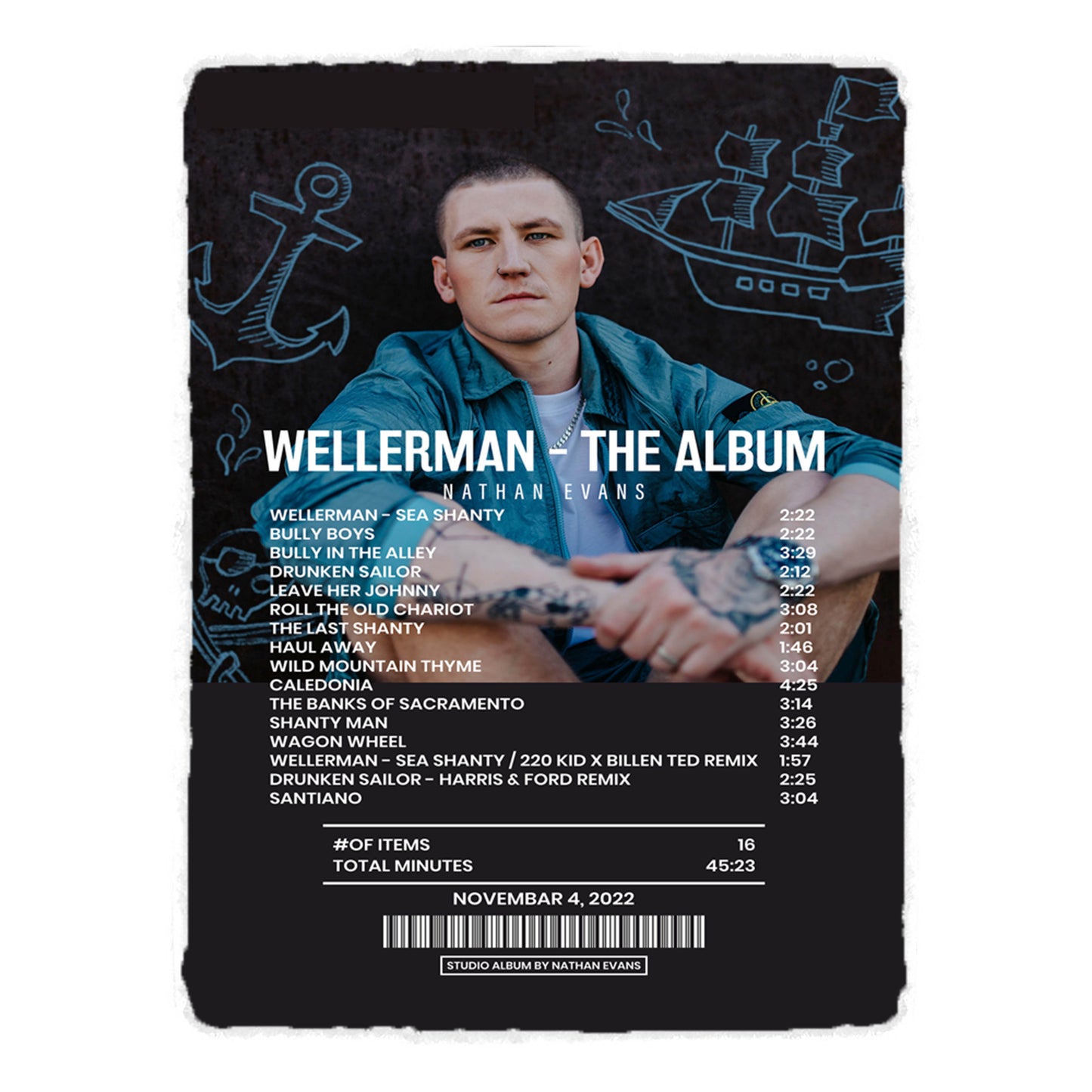 Wellerman - L'album de Nathan Evans [Couverture]