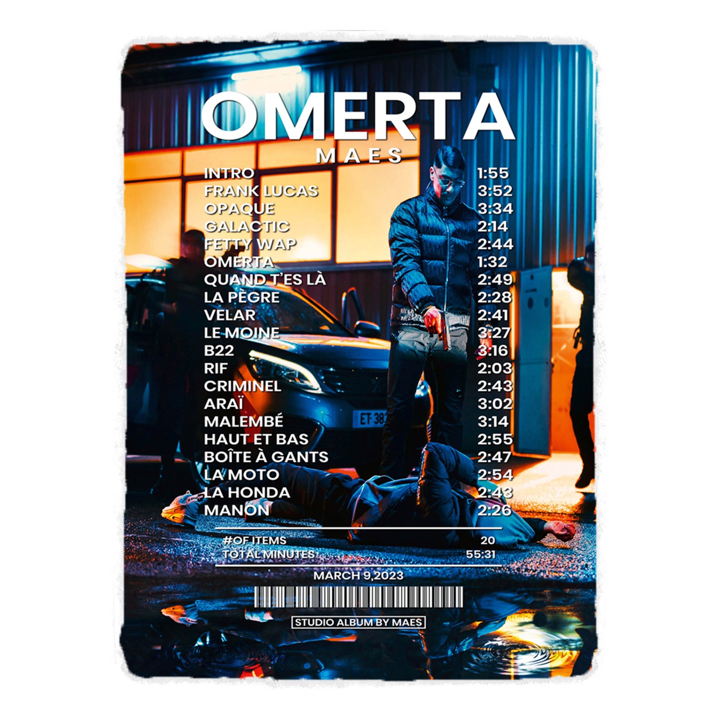 Omerta de Maes [Couverture]