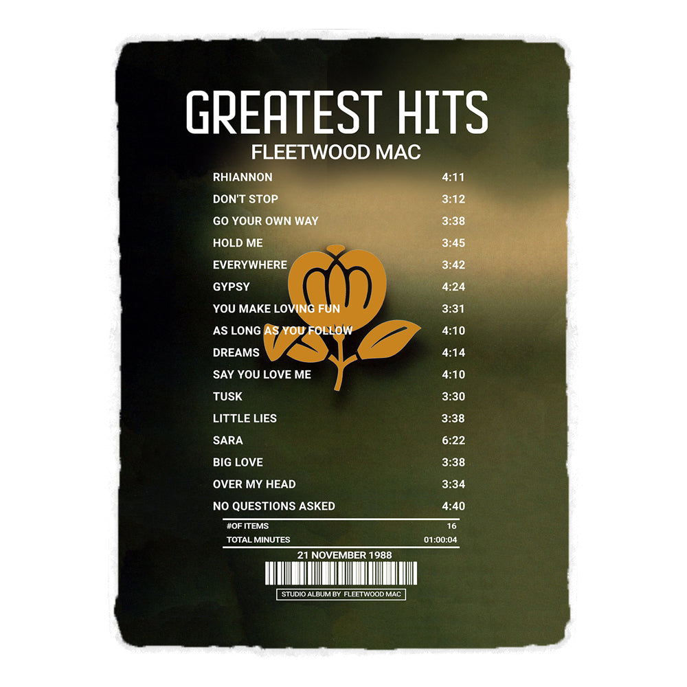 Greatest Hits By Fleetwood Mac [Rug]