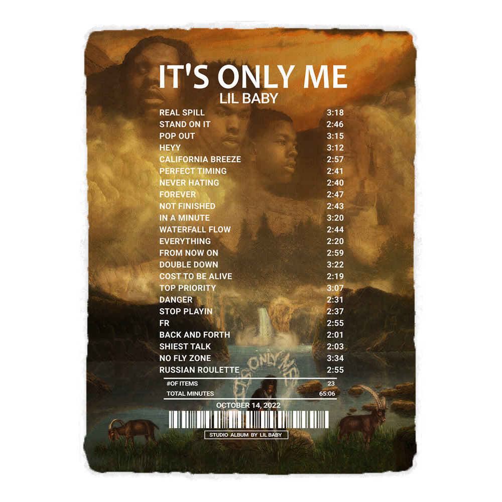 It's Only Me By Lil Baby [Canvas]