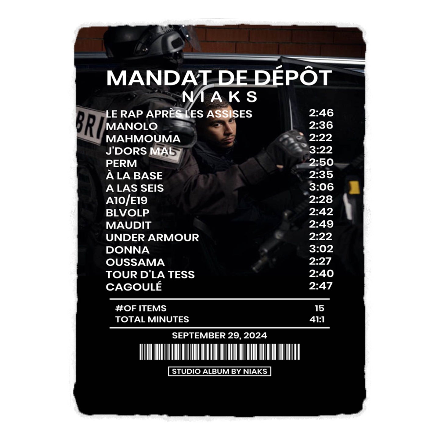 Mandat De Dépôt By Niaks [Canvas]