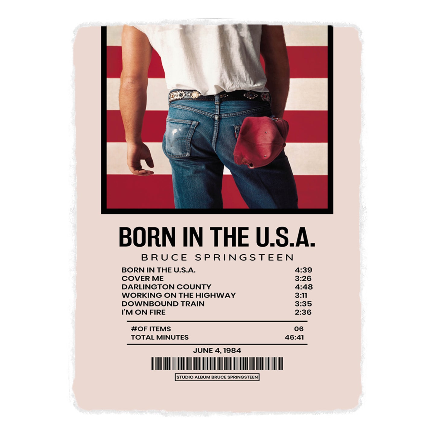 Born In the U.S.A. By Bruce Springsteen [Blanket]