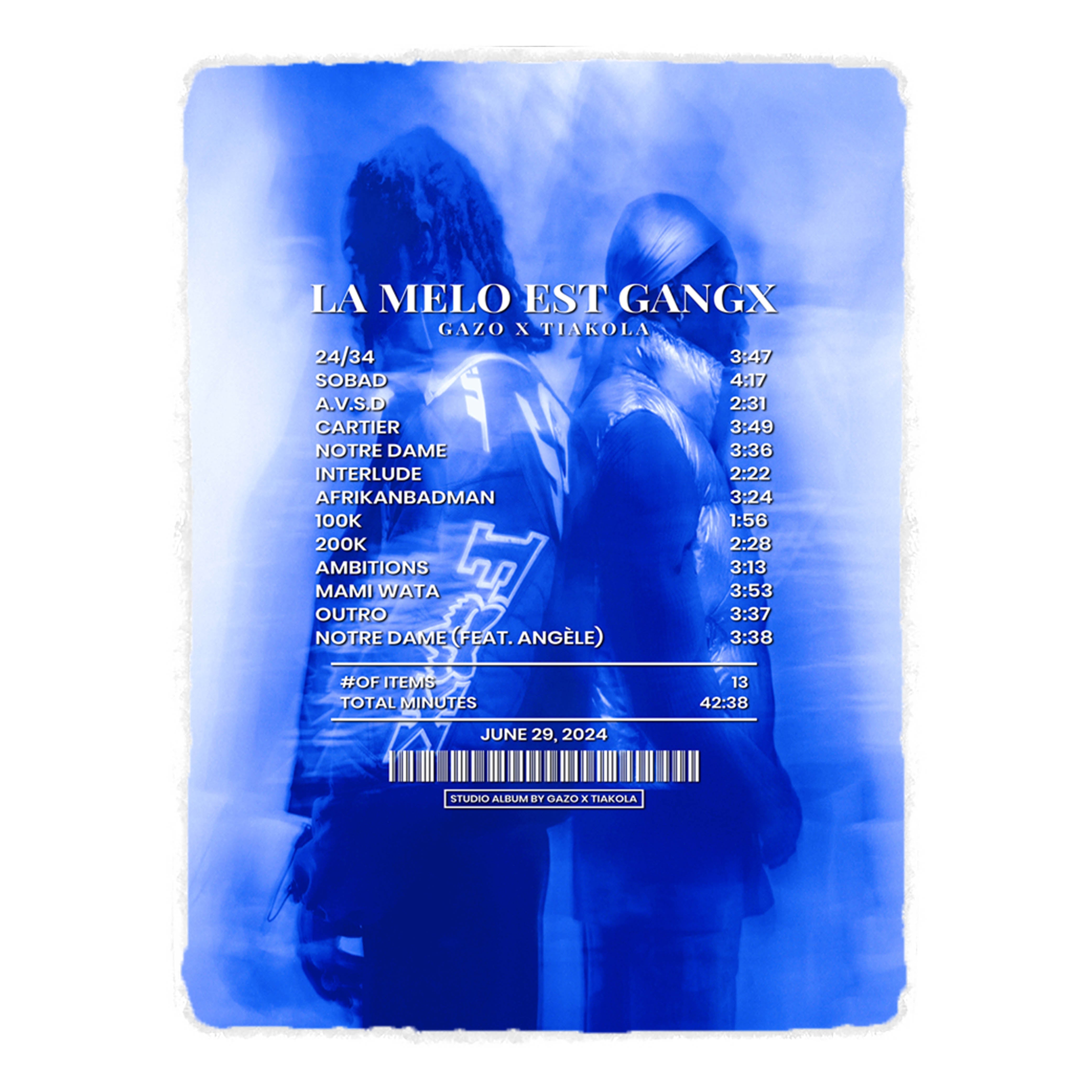 Gazo & Tiakola - La Melo Est Gangx main image 1