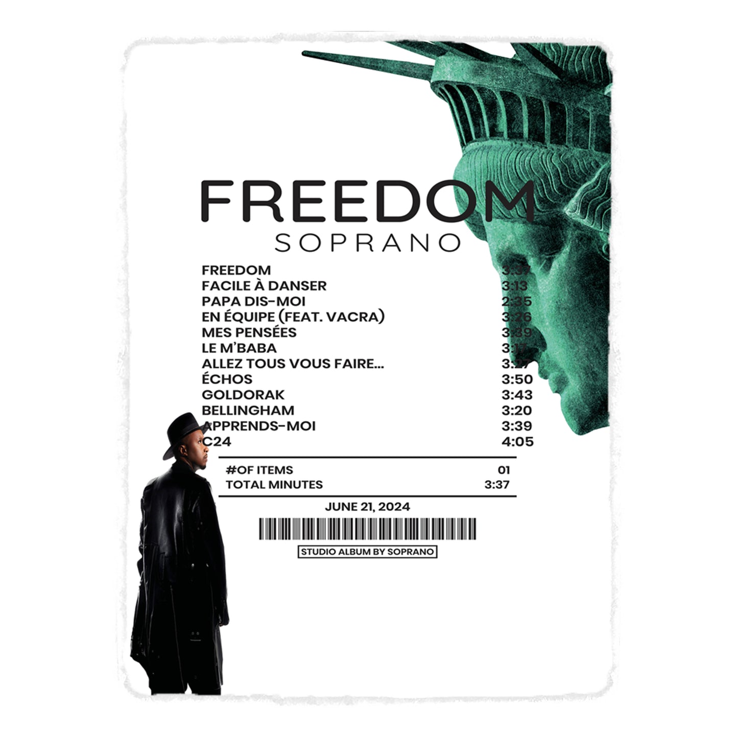 Freedom By Soprano [Canvas]