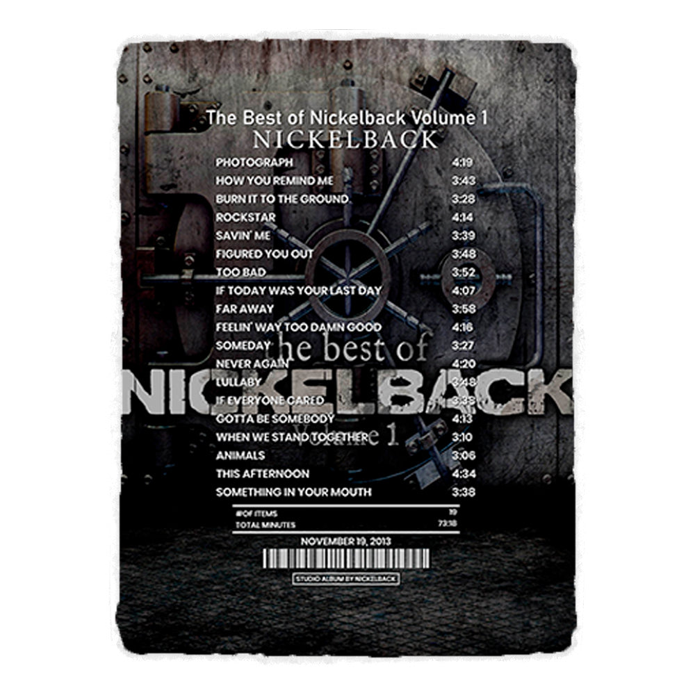 The Best Of Nickelback: Volume 1 By Nickelback [Blanket]