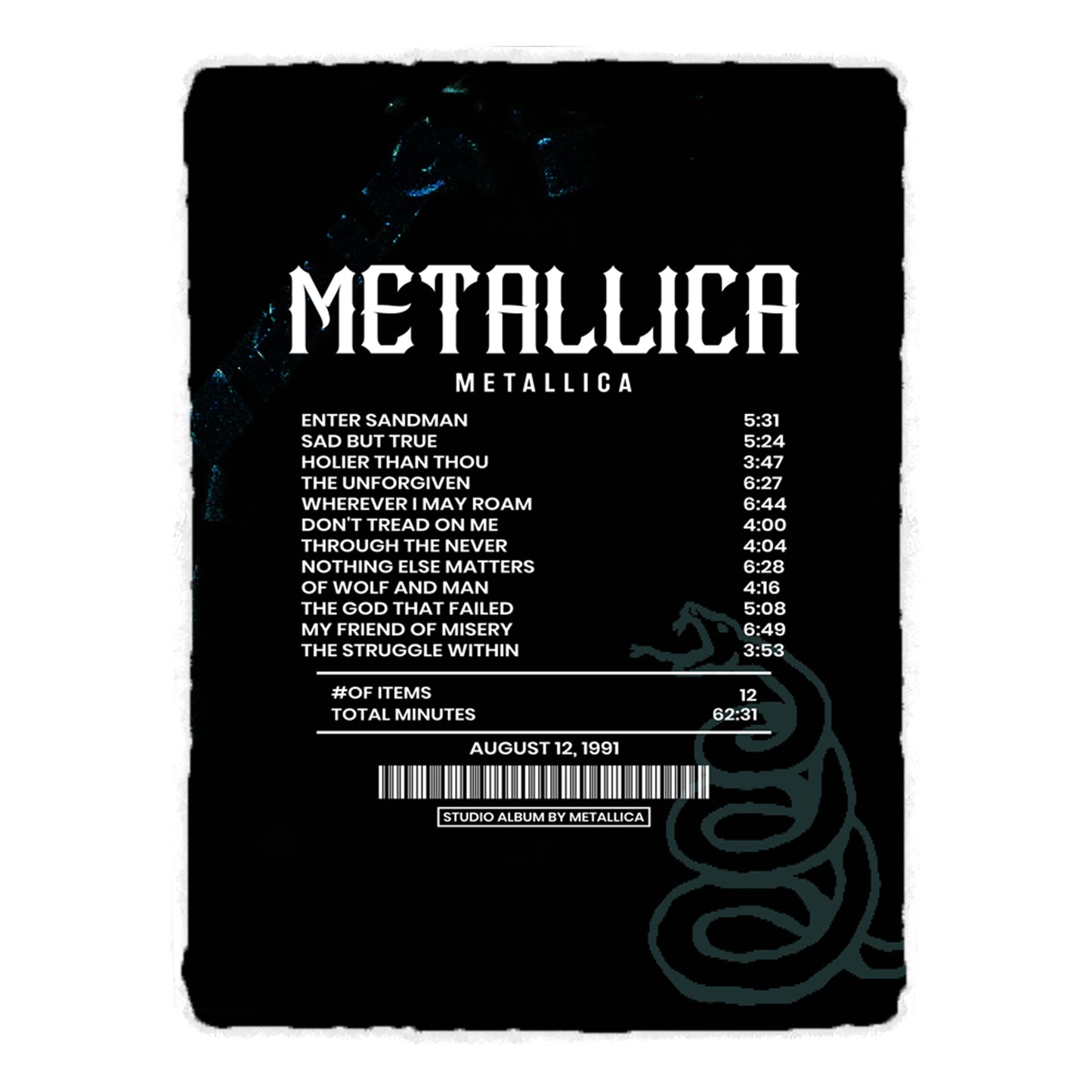 Metallica By Metallica [Canvas]