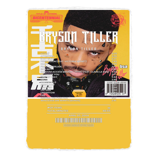 Bryson Tiller By Bryson Tiller [Canvas]