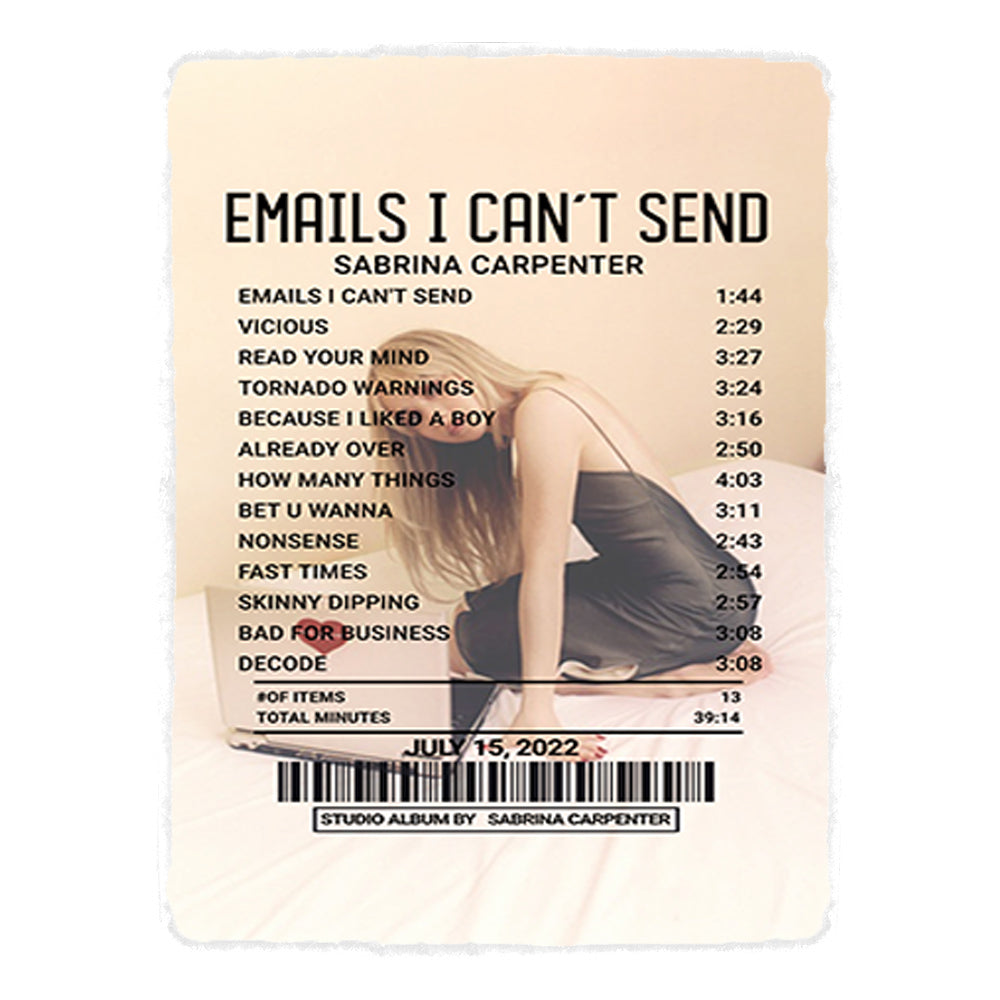 Emails I Can't Send By Sabrina Carpenter [Blanket]
