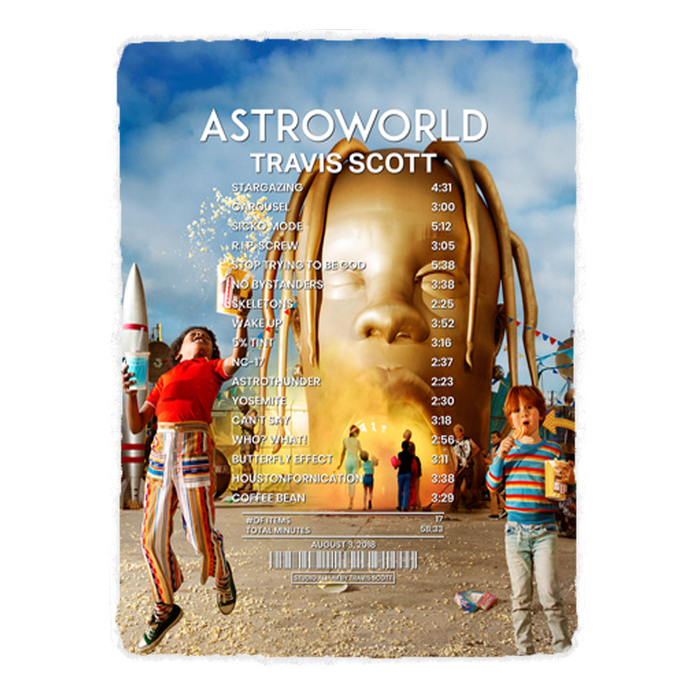 Astroworld By Travis Scott [Blanket] – Receipt Rugs
