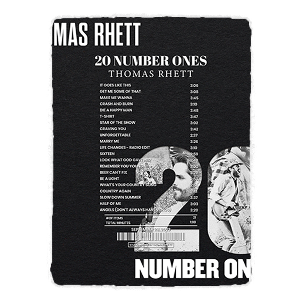 20 Number Ones By Thomas Rhett [Blanket]
