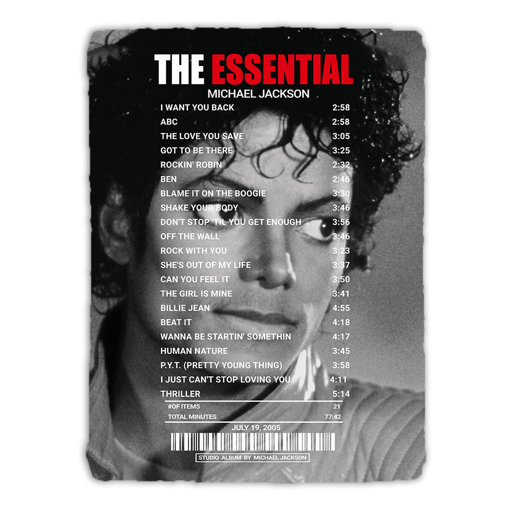 The Essential By Michael Jackson [Canvas]