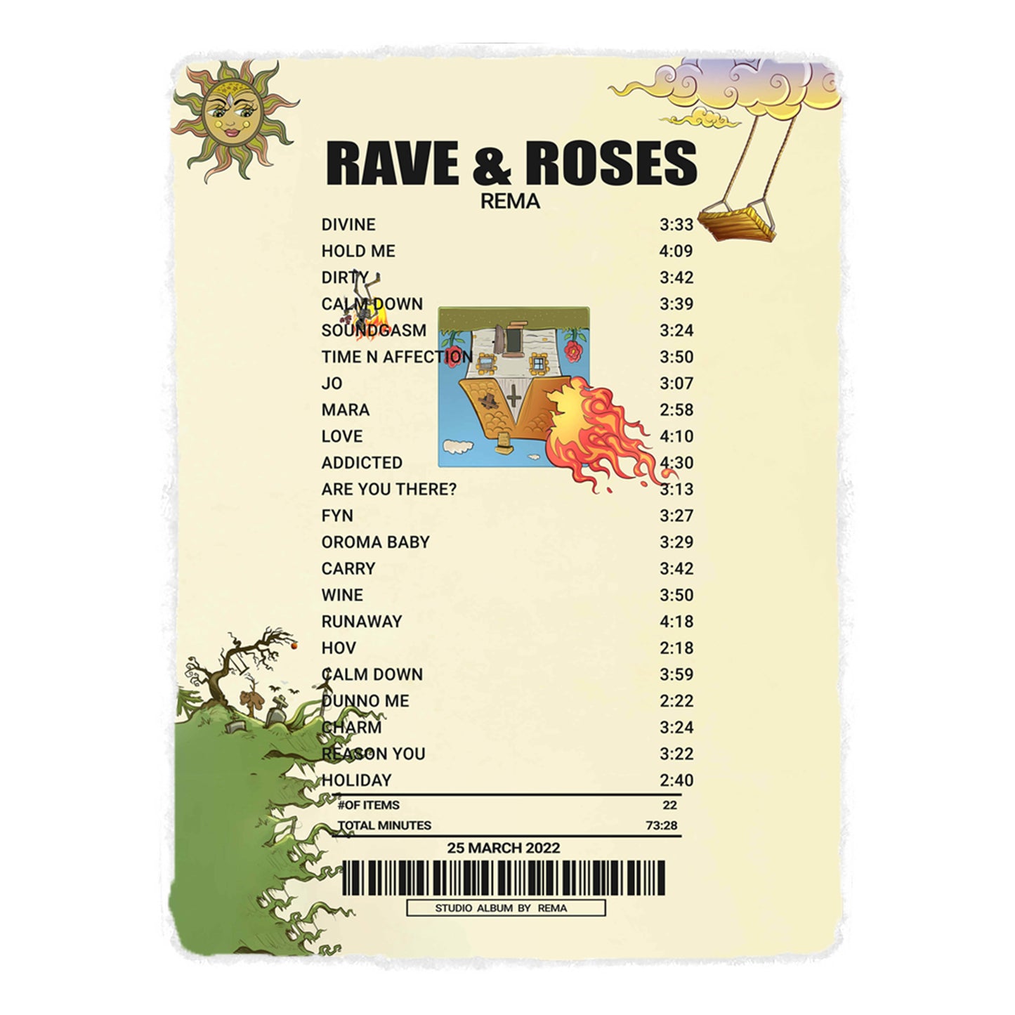 Rave & Roses By Rema [Blanket]