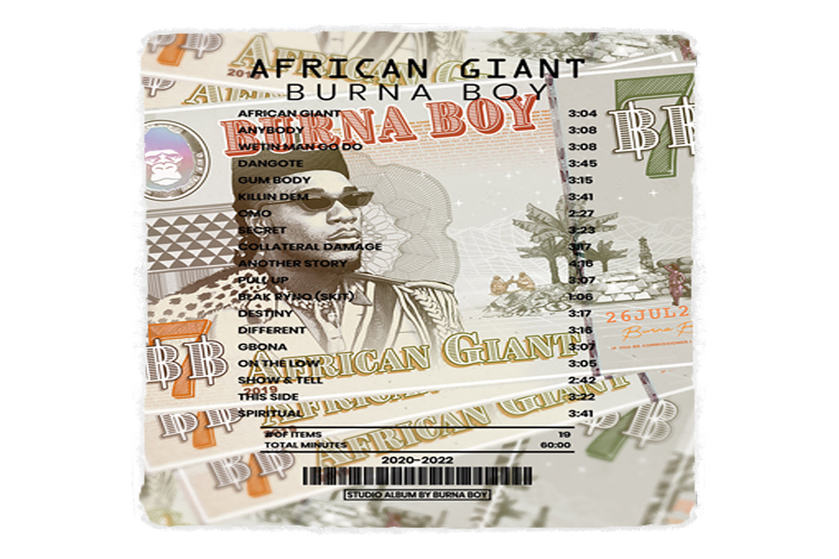 African Giant by Burna Boy [Canvas]