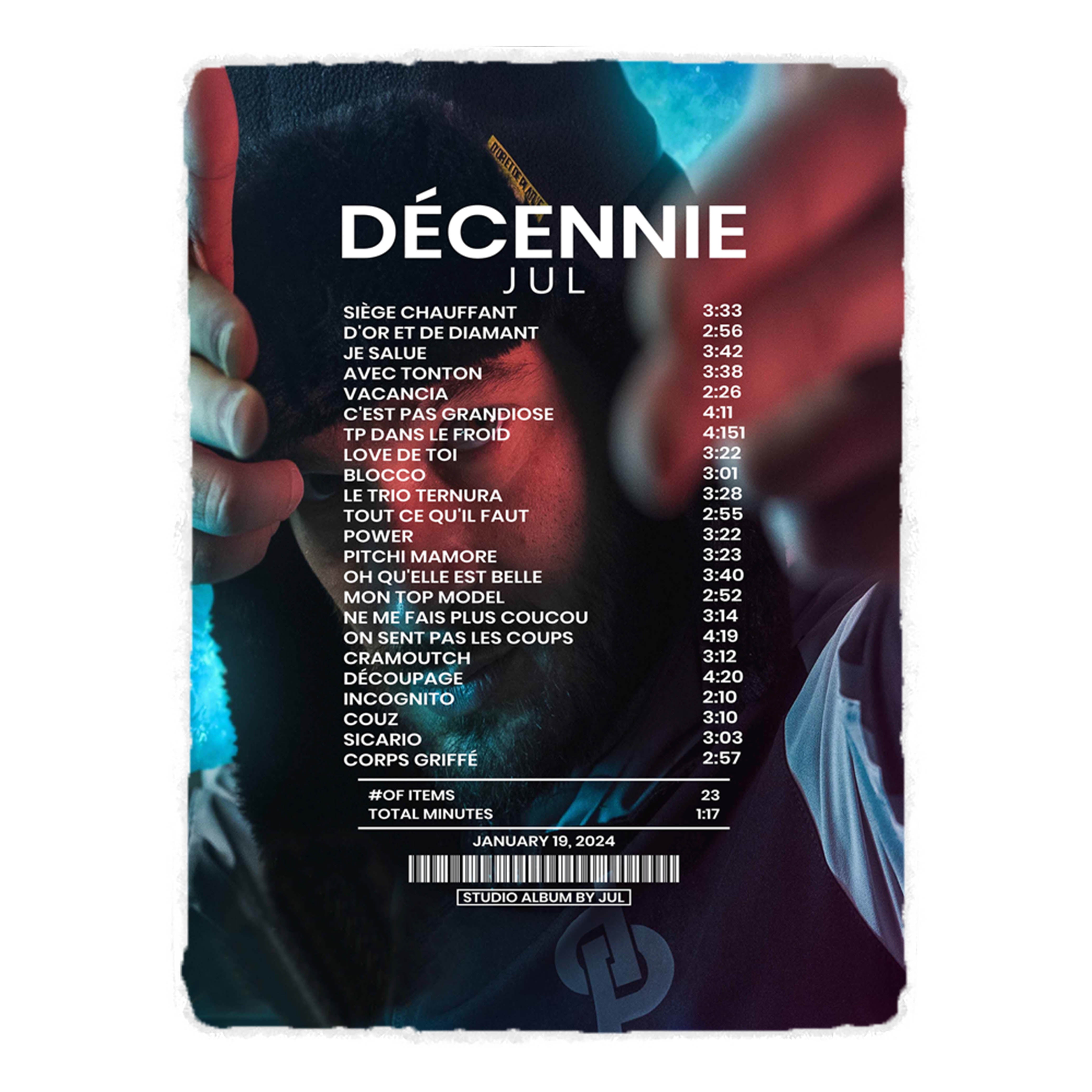 Décennie by Jul [Rug] – Receipt Rugs