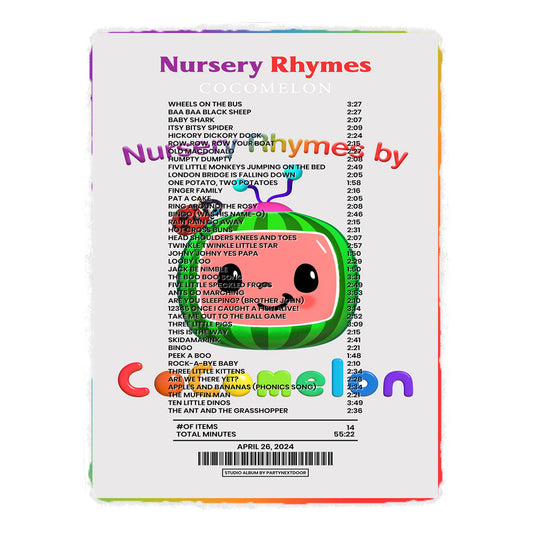 Nursery Rhymes By Cocomelon [Rug]