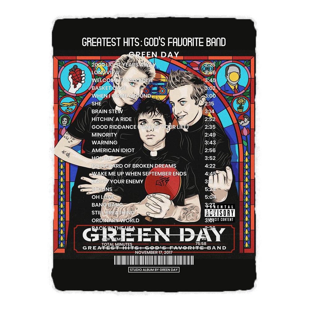 Greatest Hits: God's Favorite Band By Green Day [Blanket]