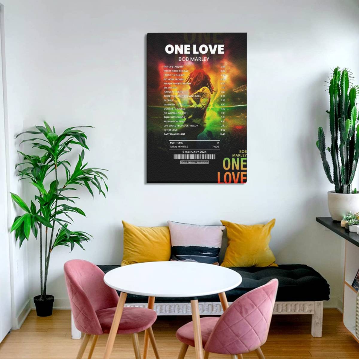 Buy Bob Marley’s One Love  inspired Canvas