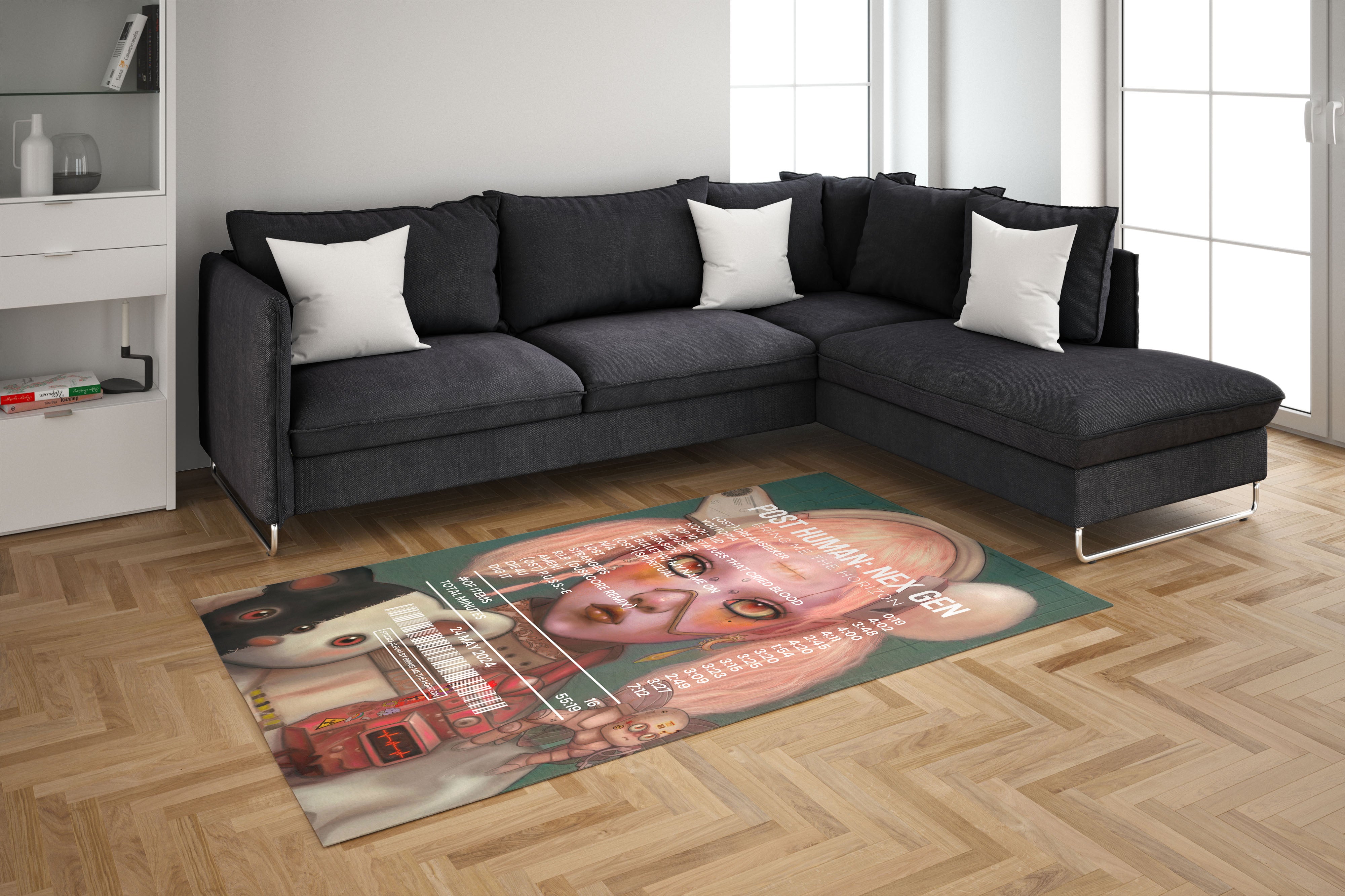 Bring Me The Horizon リトグラフ Post Human - Nex Gen by Bring Me The Horizon [Rug] – Receipt Rugs