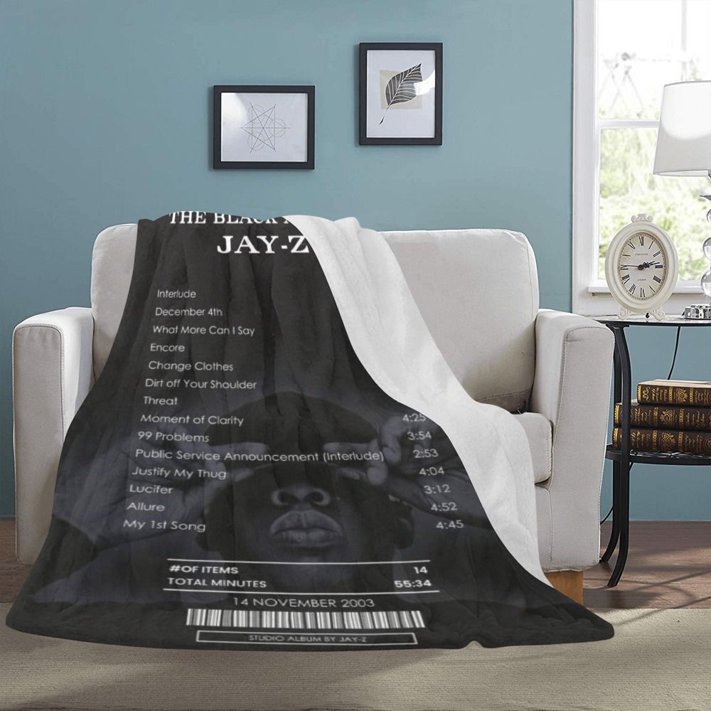 Jay-Z The Black Album inspired Blanket