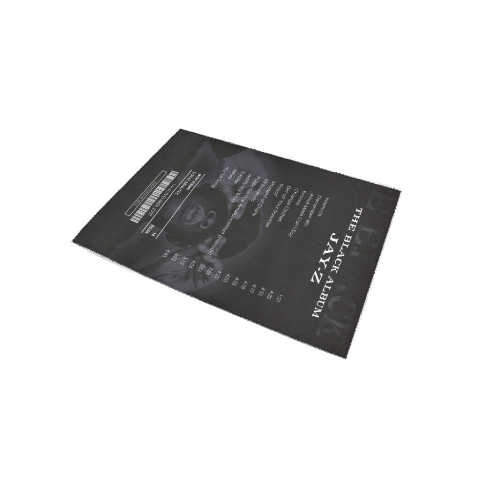 Rewscpit Rug For True Hip-Hop Fans – Jay-Z The Black Album Rug – Receipt Rugs