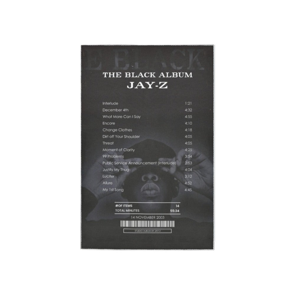 Jay-Z The Black Album stylish Rug 