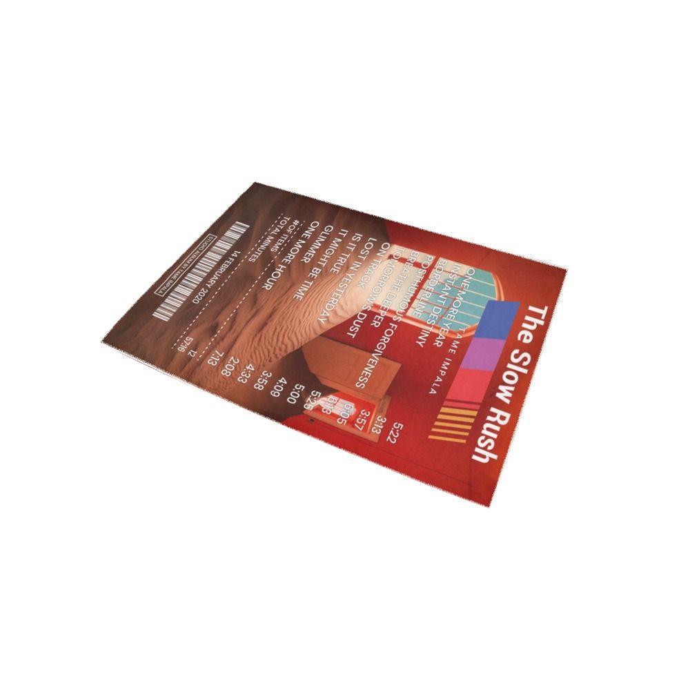 Rewscpit Rug Tame Impala's Album The Slow Rush Inspired Rug for Music Fans – Receipt ...