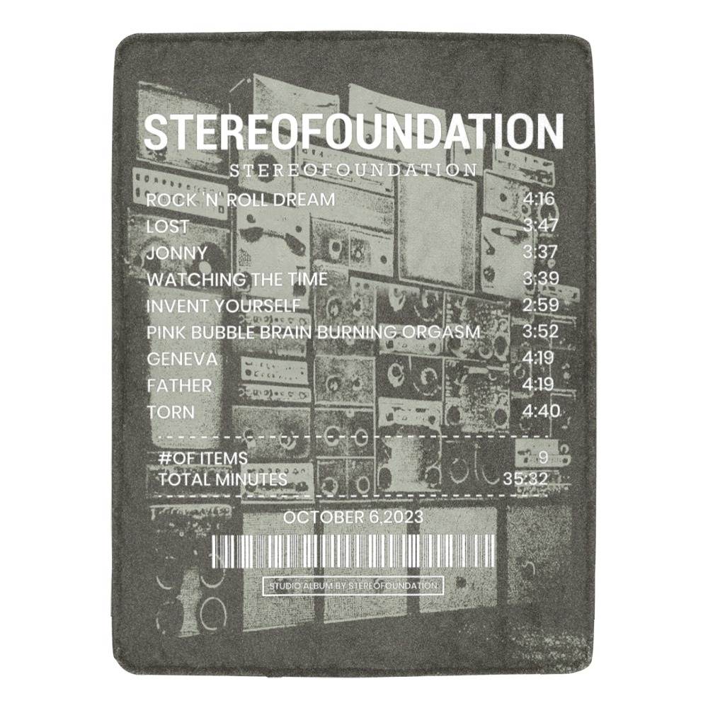 Stereofoundation Receipt-Inspired Blanket