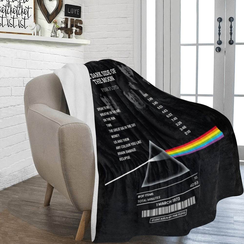 Dark Side of the Moon Inspired Blanket order now