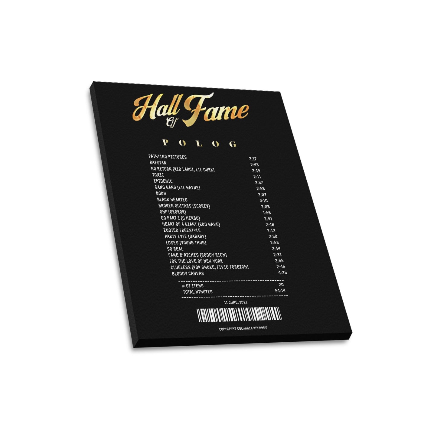 Hall Of Fame - Polo G [Canvas]