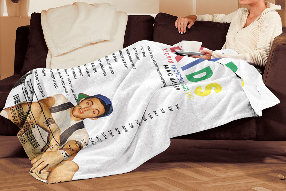 KIDS Mac Miller Blanket Receipt Rugs