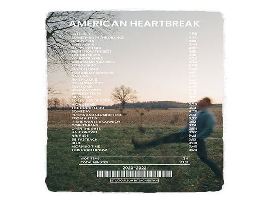 Le chagrin d'amour américain (par Zach Bryan) [Blanket]