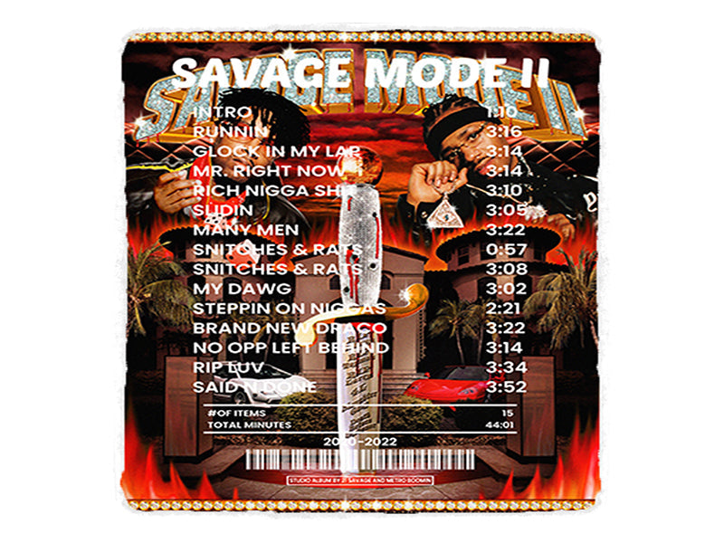 SAVAGE MODE II (by 21 Savage & Metro Boomin) [Rug]